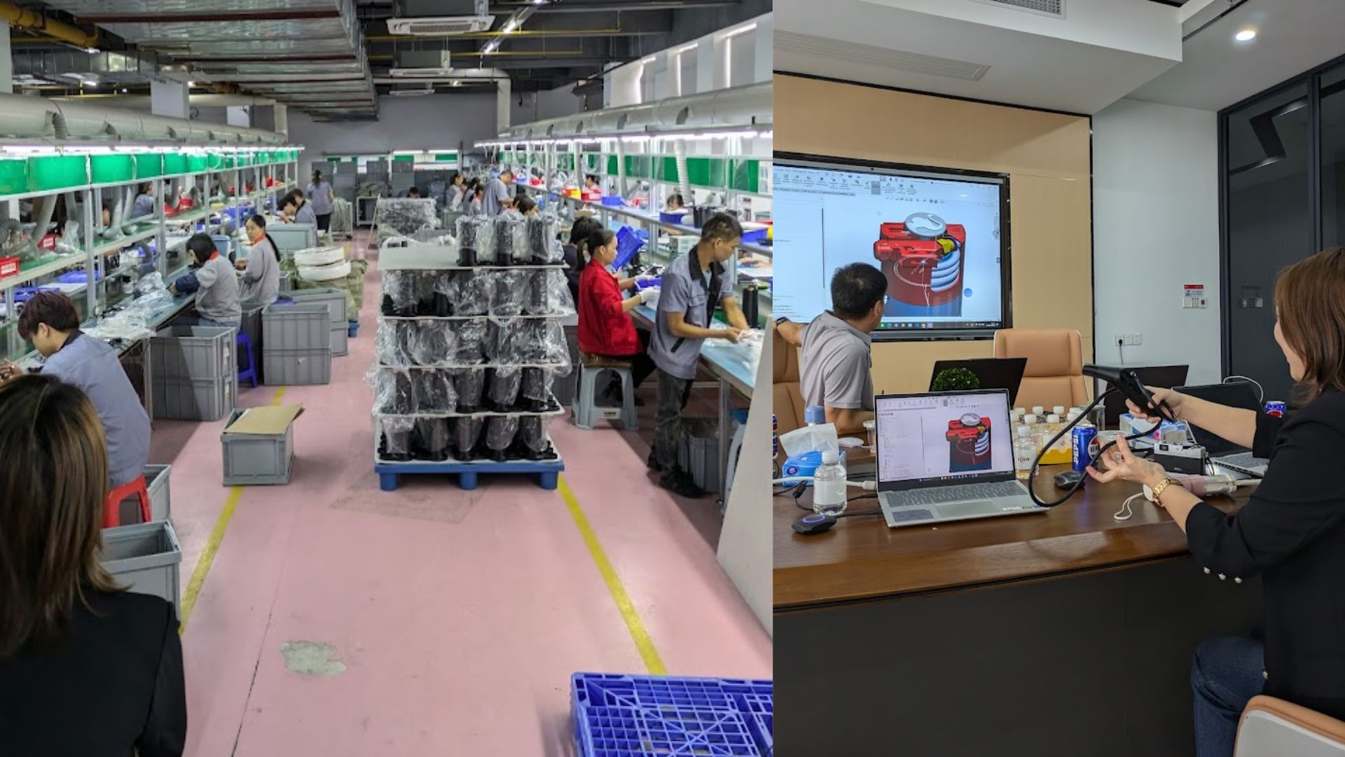 Visit to the partner factory in Guangzhou with Sino Sourcing team